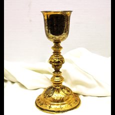 9 1/2" Sterling Cup Tulip Chalice SKU C003-001